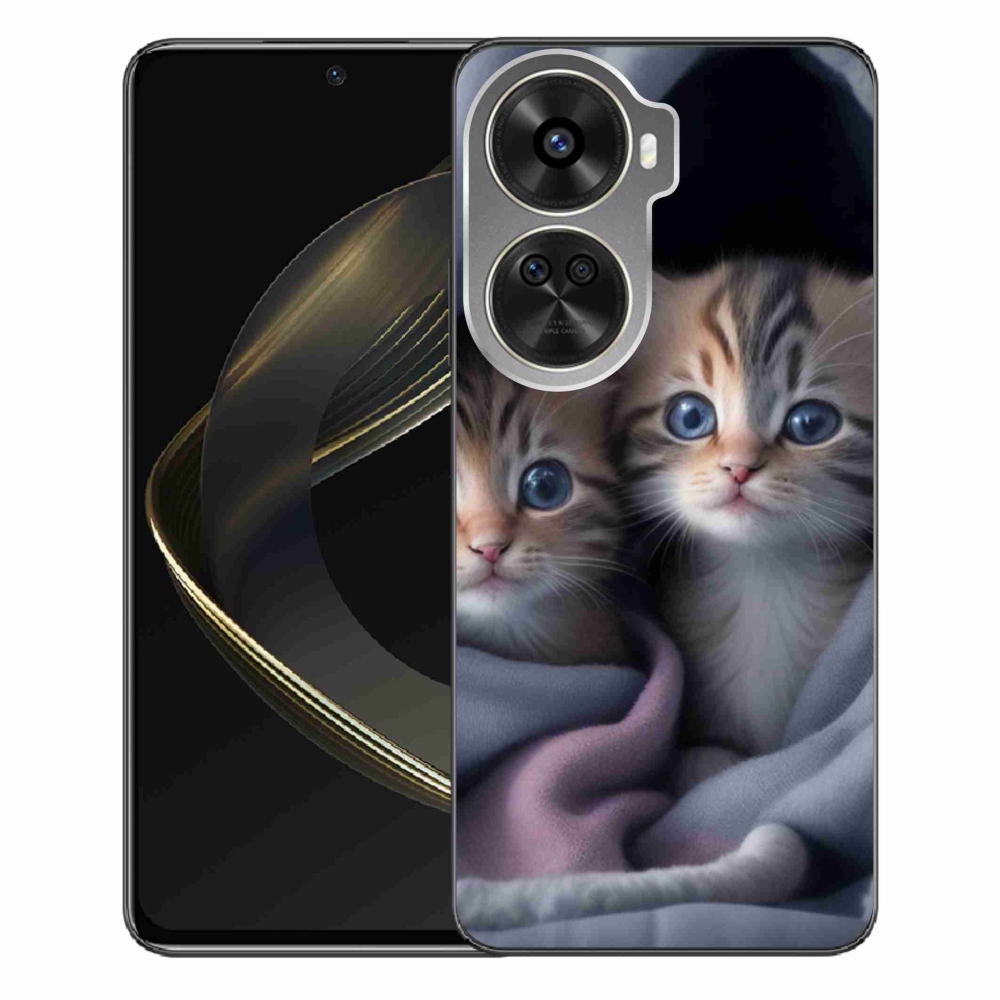 Gelový kryt mmCase na Huawei Nova 12 SE - kočičí duo 2