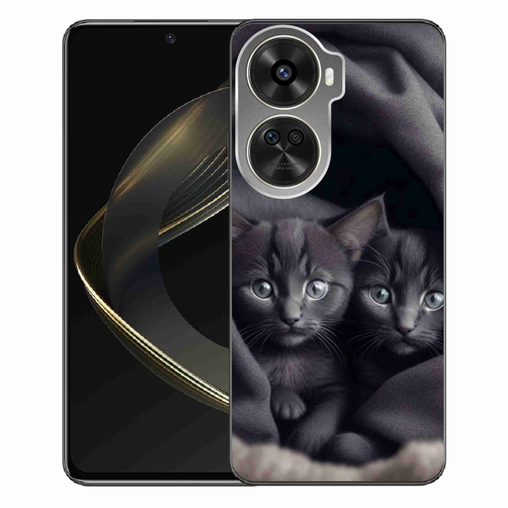 Gelový kryt mmCase na Huawei Nova 12 SE - kočičí duo