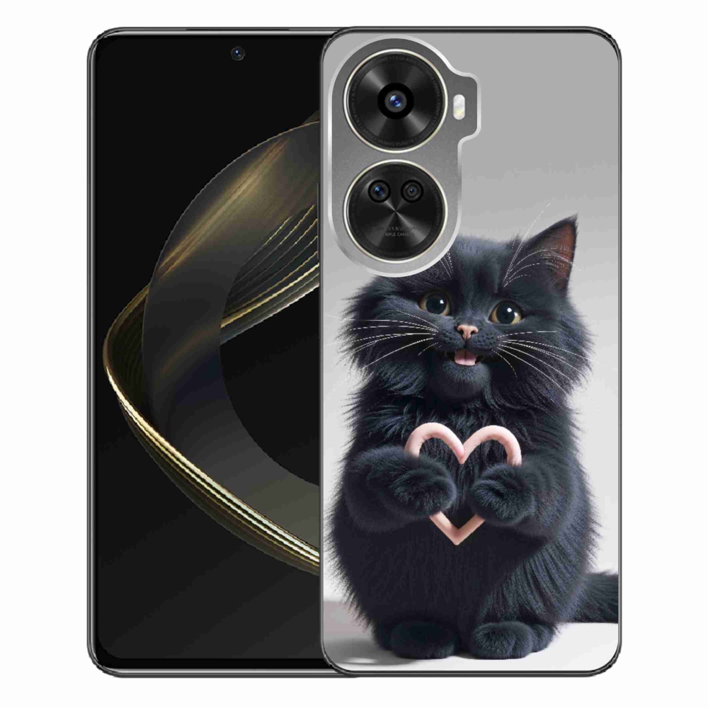 Gelový kryt mmCase na Huawei Nova 12 SE - kočičí láska 3