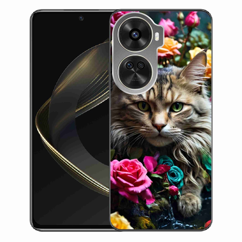 Gelový kryt mmCase na Huawei Nova 12 SE - kočíčí pohled 2