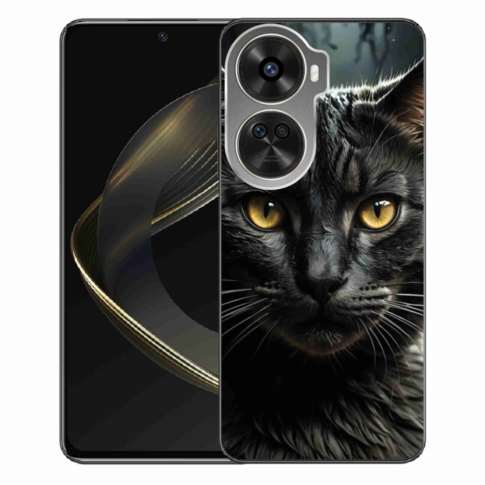 Gelový kryt mmCase na Huawei Nova 12 SE - kočičí pohled 3