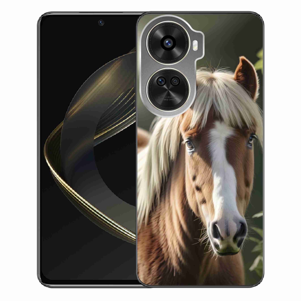 Gelový kryt mmCase na Huawei Nova 12 SE - kůň se světlou hřívou
