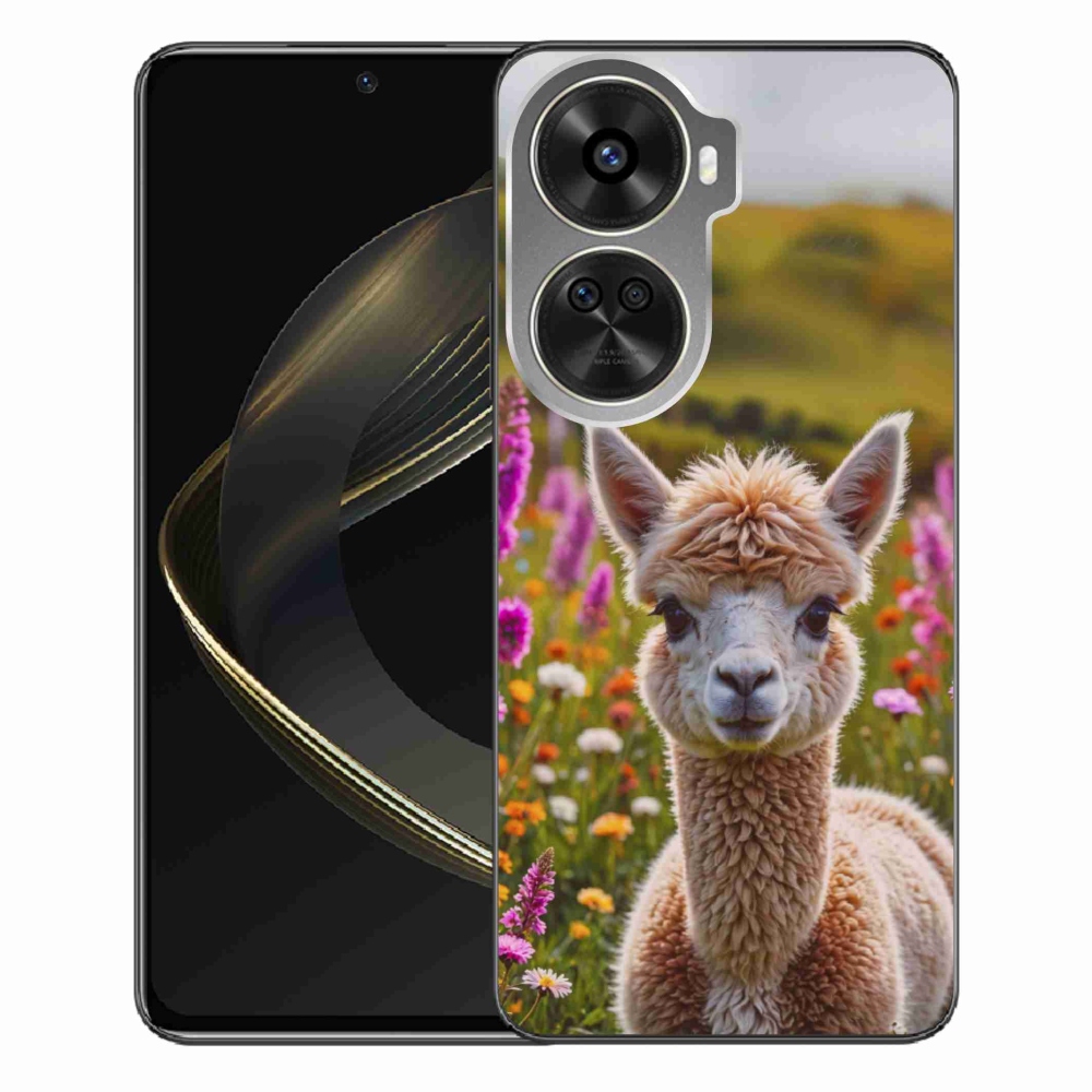Gelový kryt mmCase na Huawei Nova 12 SE - lama na louce