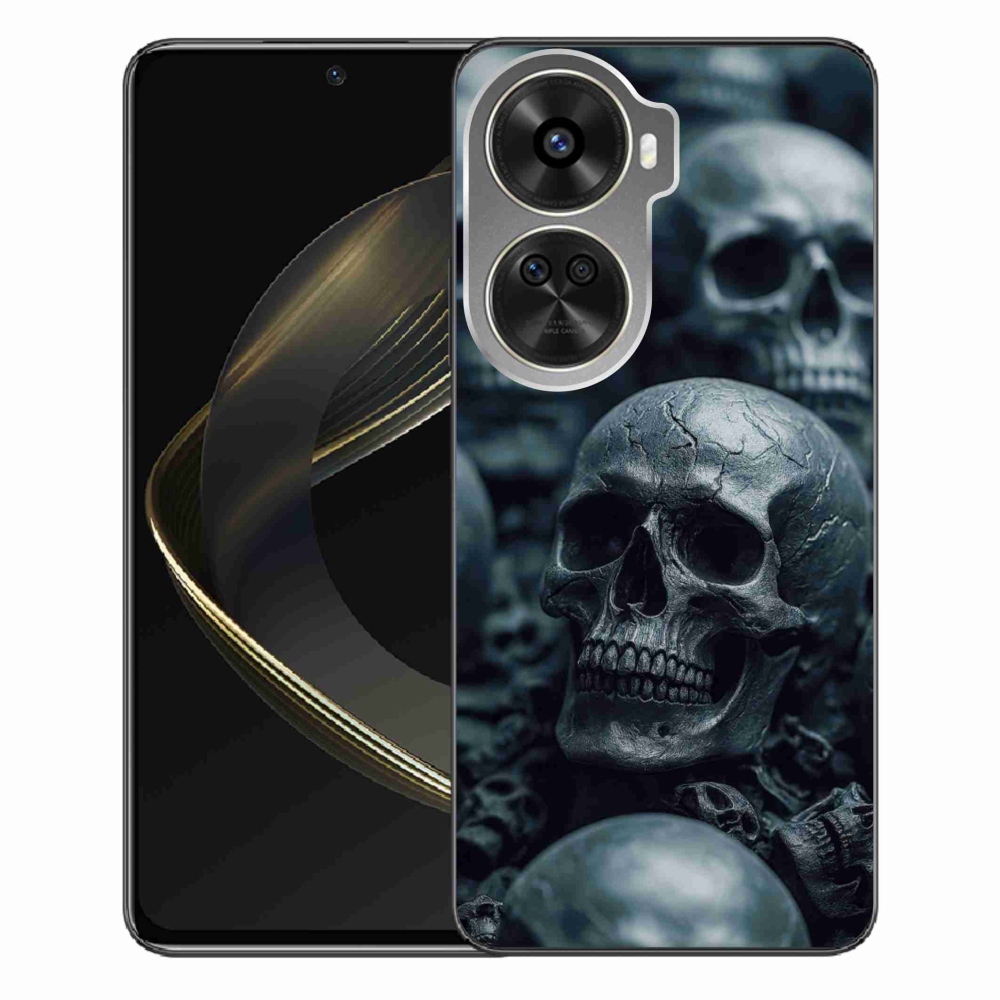 Gelový kryt mmCase na Huawei Nova 12 SE - lebka 2
