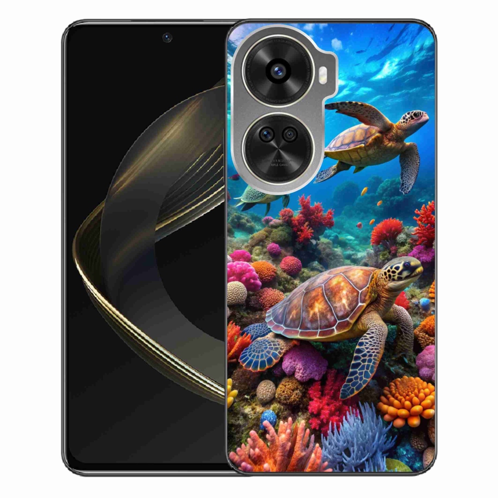 Gelový kryt mmCase na Huawei Nova 12 SE - mořský svět 2