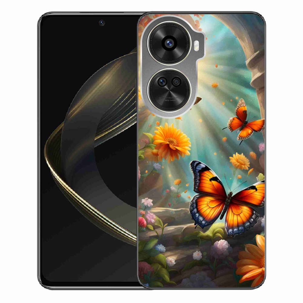 Gelový kryt mmCase na Huawei Nova 12 SE - motýlí zahrada 2
