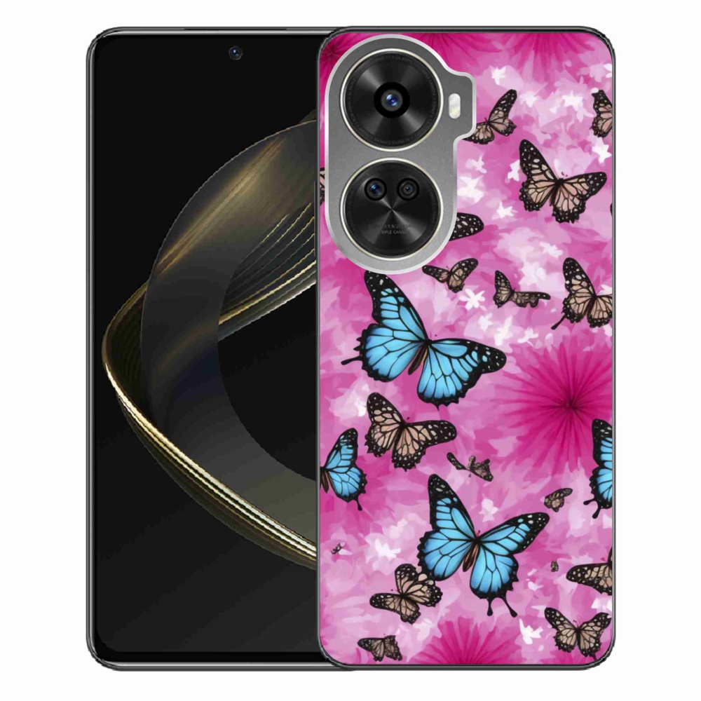 Gelový kryt mmCase na Huawei Nova 12 SE - motýlí zahrada