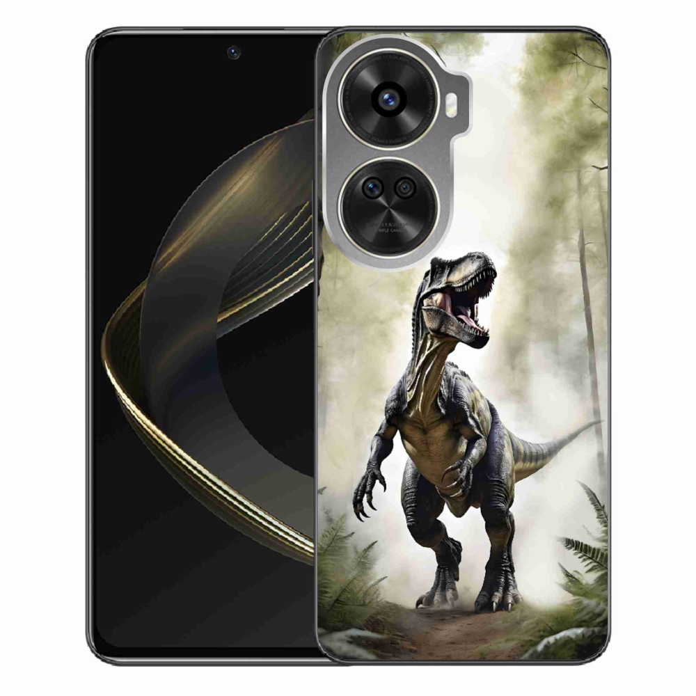 Gelový kryt mmCase na Huawei Nova 12 SE - naštvaný T-Rex