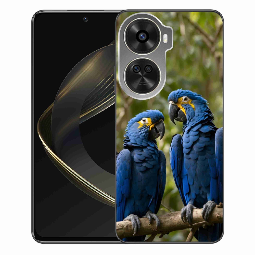 Gelový kryt mmCase na Huawei Nova 12 SE - papouščí duo