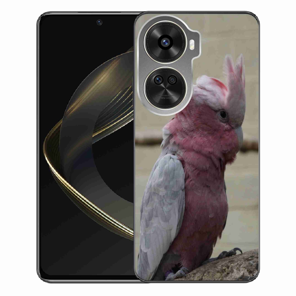 Gelový kryt mmCase na Huawei Nova 12 SE - papoušek kakadu růžový