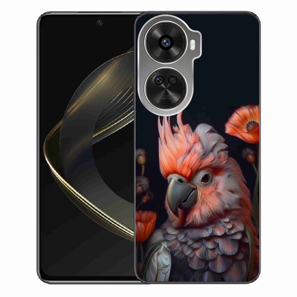 Gelový kryt mmCase na Huawei Nova 12 SE - papoušek kakadu v barvách