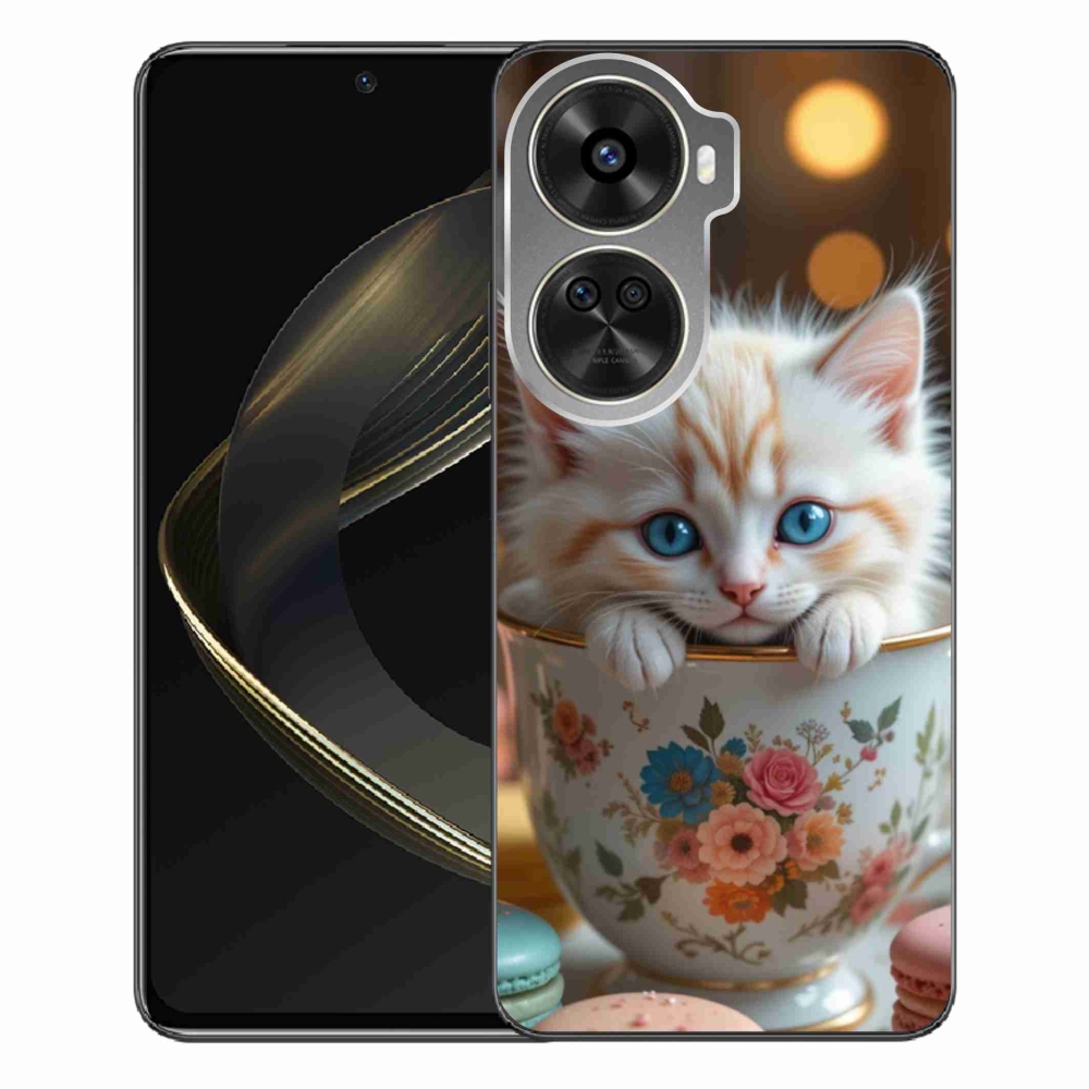 Gelový kryt mmCase na Huawei Nova 12 SE - roztomilé kotě 6