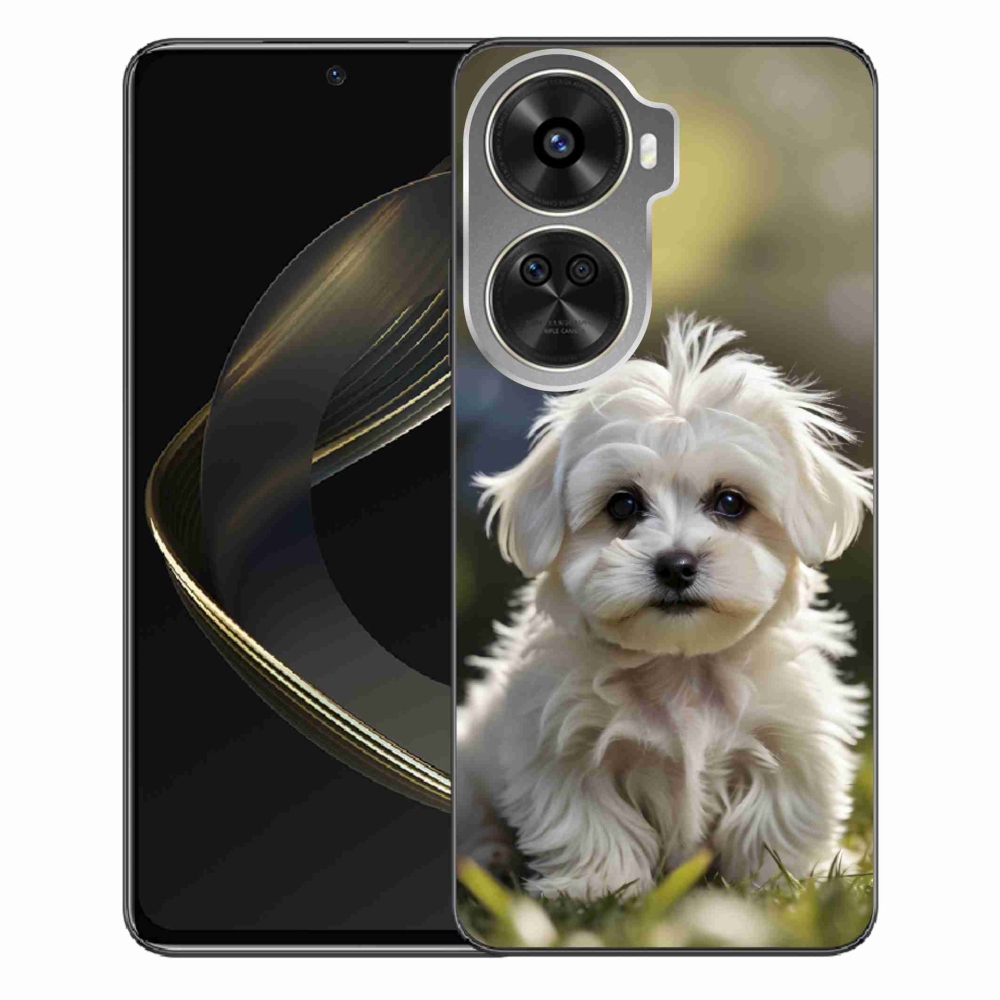 Gelový kryt mmCase na Huawei Nova 12 SE - roztomilý maltézský psík