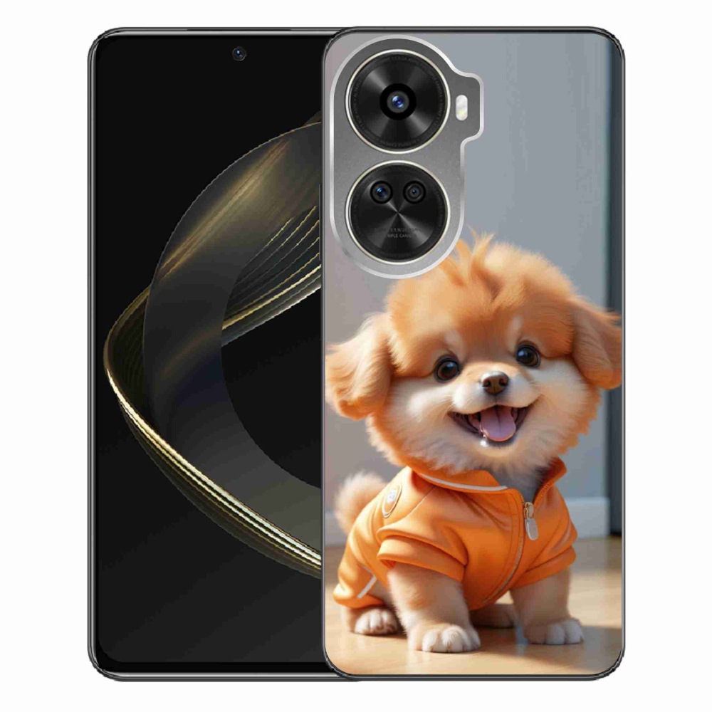 Gelový kryt mmCase na Huawei Nova 12 SE - roztomilý pomeranian v mikině