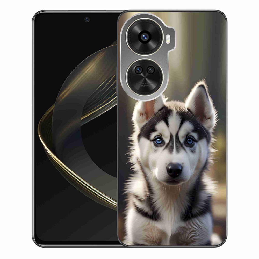 Gelový kryt mmCase na Huawei Nova 12 SE - roztomilý sibiřský husky
