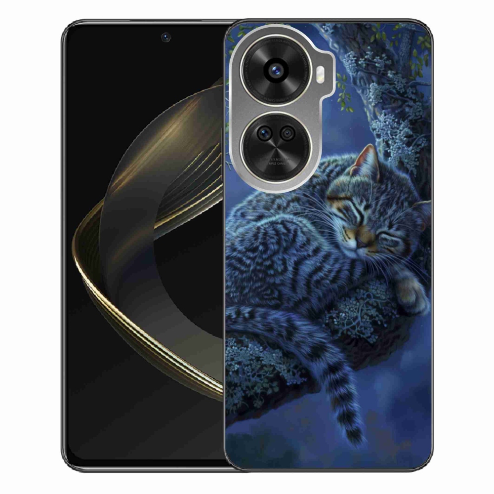 Gelový kryt mmCase na Huawei Nova 12 SE - spící kočka