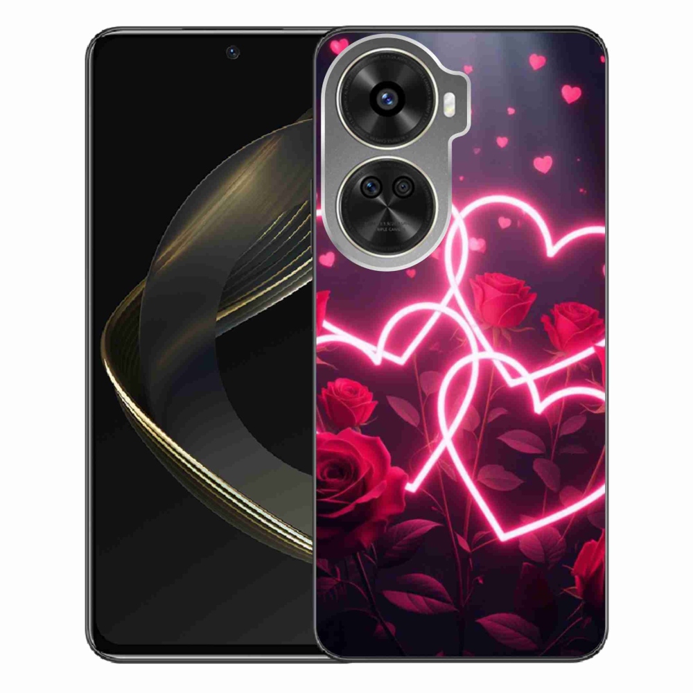 Gelový kryt mmCase na Huawei Nova 12 SE - srdce lásky