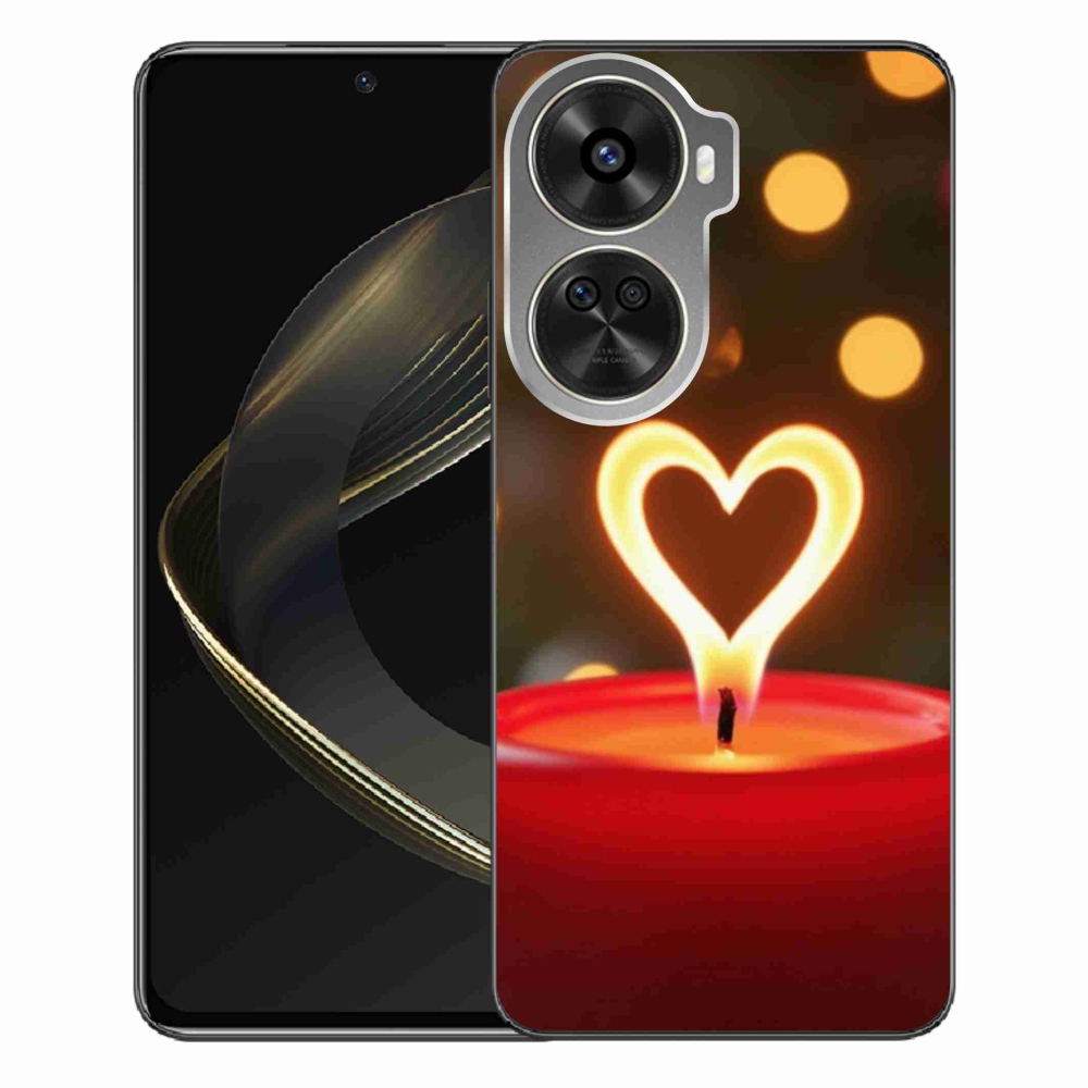 Gelový kryt mmCase na Huawei Nova 12 SE - srdce z plamene