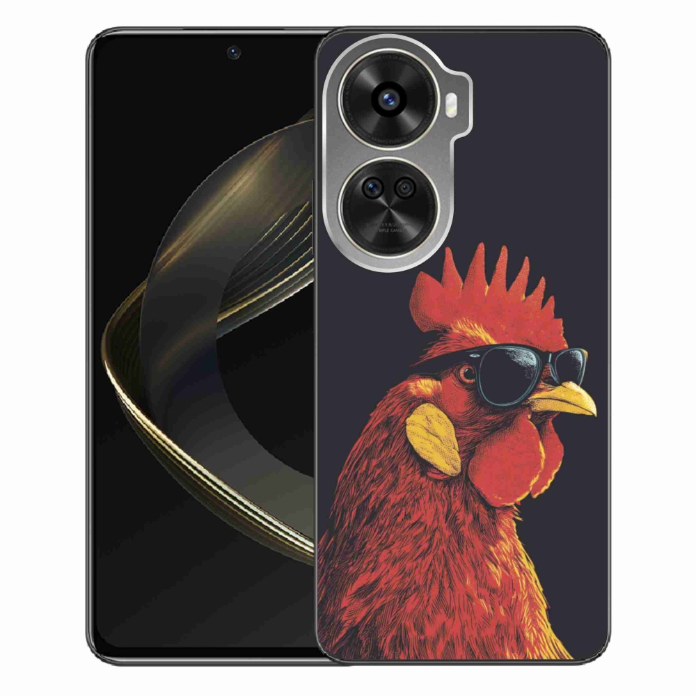 Gelový kryt mmCase na Huawei Nova 12 SE - stylový kohout