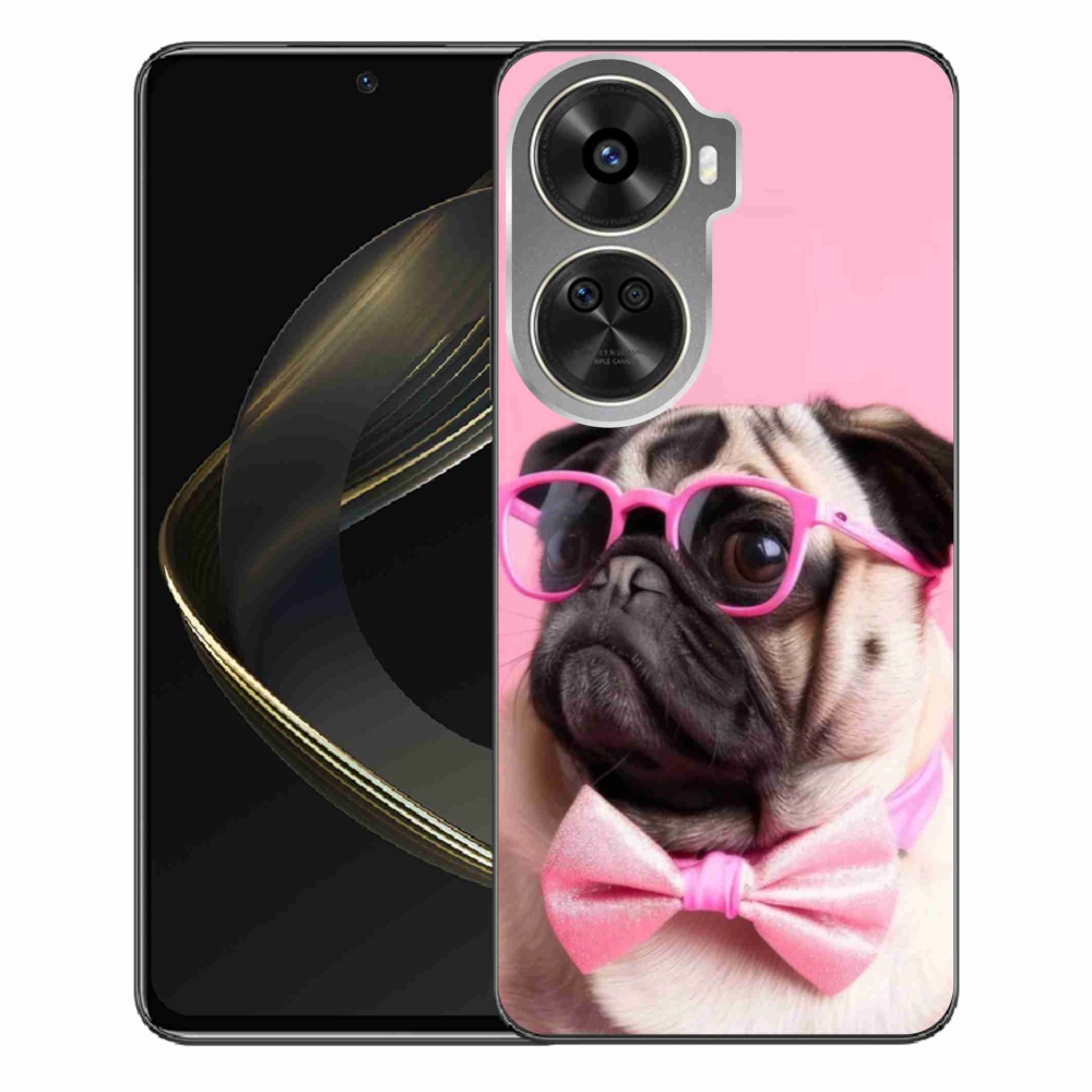 Gelový kryt mmCase na Huawei Nova 12 SE - stylový mops