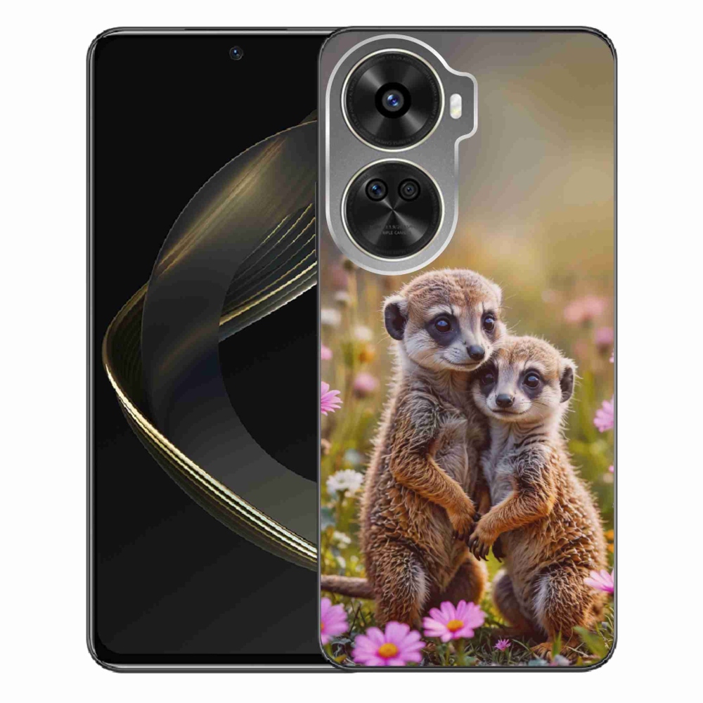 Gelový kryt mmCase na Huawei Nova 12 SE - surikatí duo