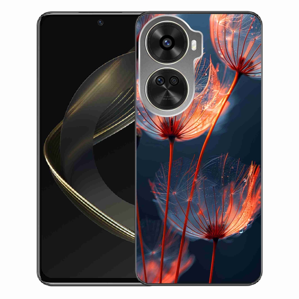 Gelový kryt mmCase na Huawei Nova 12 SE - světélkující chmýří