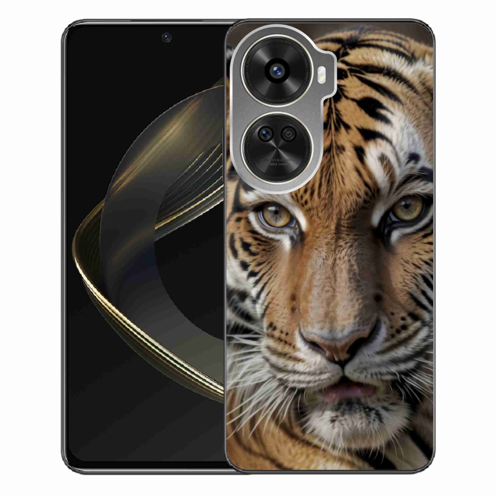 Gelový kryt mmCase na Huawei Nova 12 SE - tygří pohled