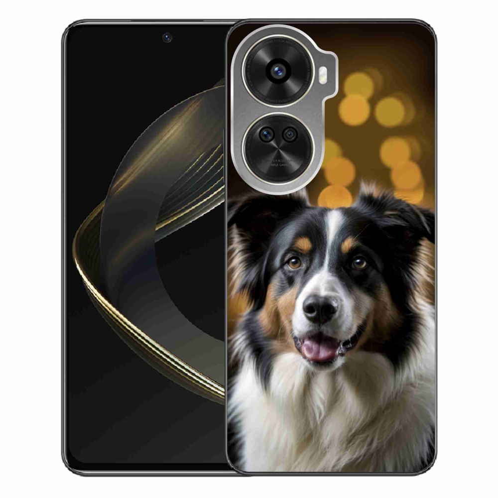 Gelový kryt mmCase na Huawei Nova 12 SE - usměvavý australský ovčák