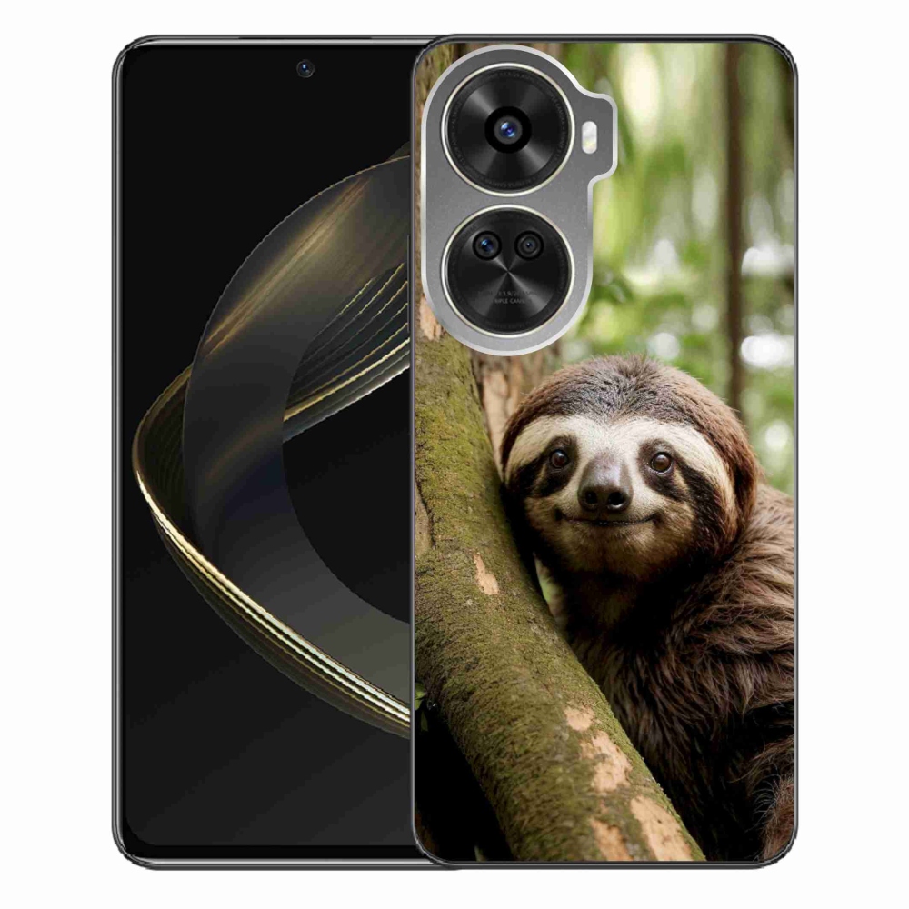 Gelový kryt mmCase na Huawei Nova 12 SE - usměvavý lenochod