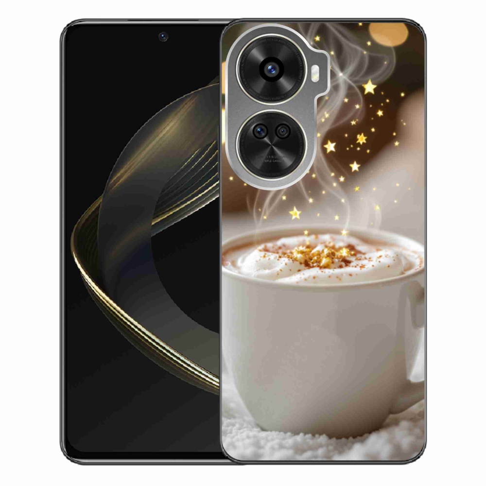 Gelový kryt mmCase na Huawei Nova 12 SE - vánoční horký nápoj