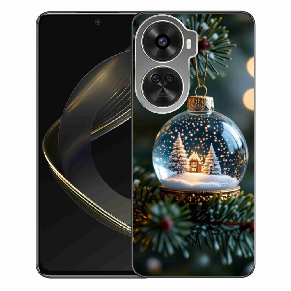 Gelový kryt mmCase na Huawei Nova 12 SE - vánoční koule 2