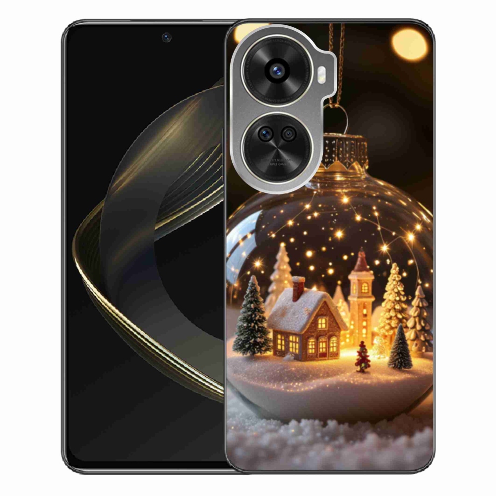Gelový kryt mmCase na Huawei Nova 12 SE - vánoční koule 3