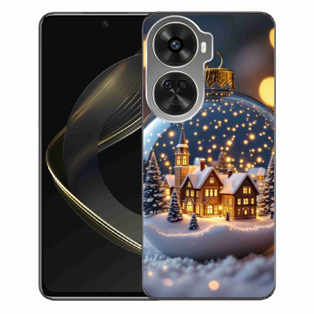 Gelový kryt mmCase na Huawei Nova 12 SE - vánoční koule 4