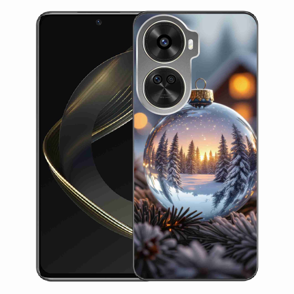 Gelový kryt mmCase na Huawei Nova 12 SE - vánoční ozdoba