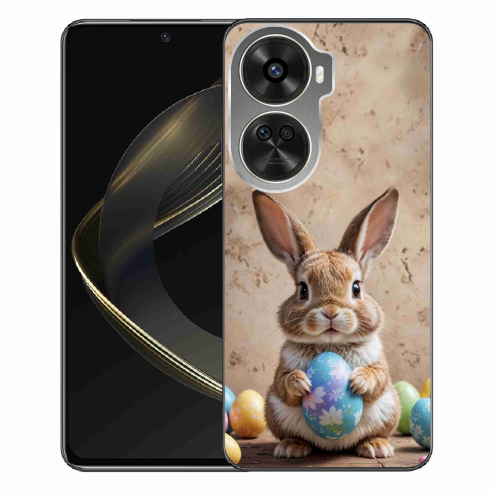 Gelový kryt mmCase na Huawei Nova 12 SE - velikonoční králíček