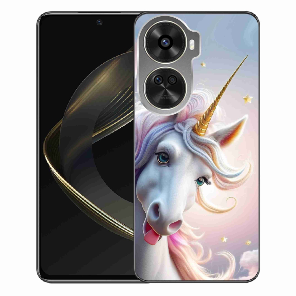 Gelový kryt mmCase na Huawei Nova 12 SE - veselý jednorožec