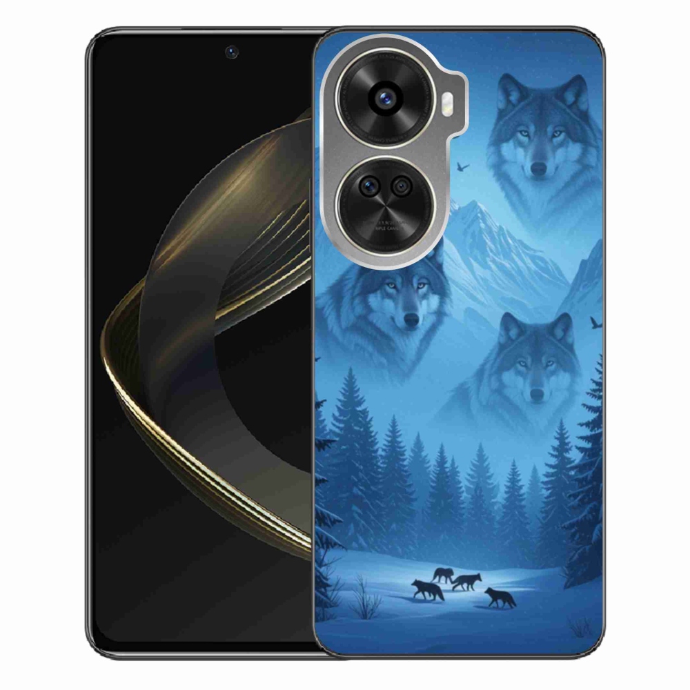 Gelový kryt mmCase na Huawei Nova 12 SE - vlčí smečka