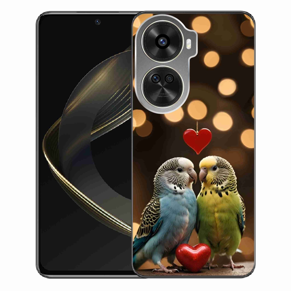 Gelový kryt mmCase na Huawei Nova 12 SE - zamilovaní papoušci