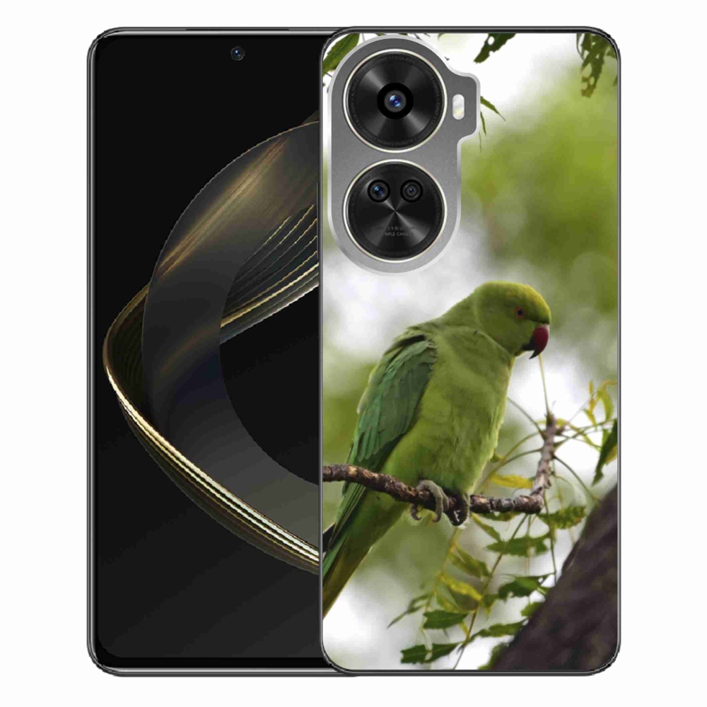 Gelový kryt mmCase na Huawei Nova 12 SE - zelený papoušek