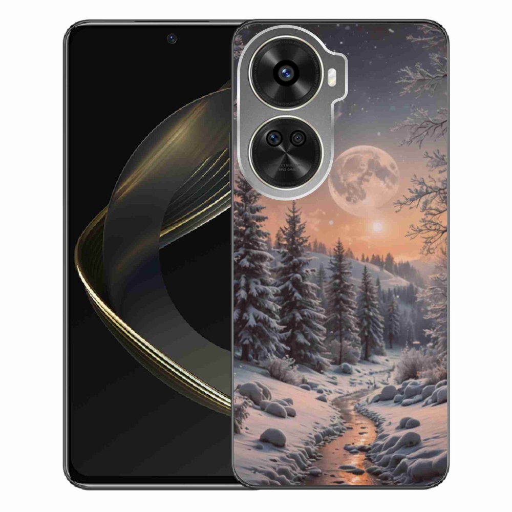 Gelový kryt mmCase na Huawei Nova 12 SE - zimní krajina 2