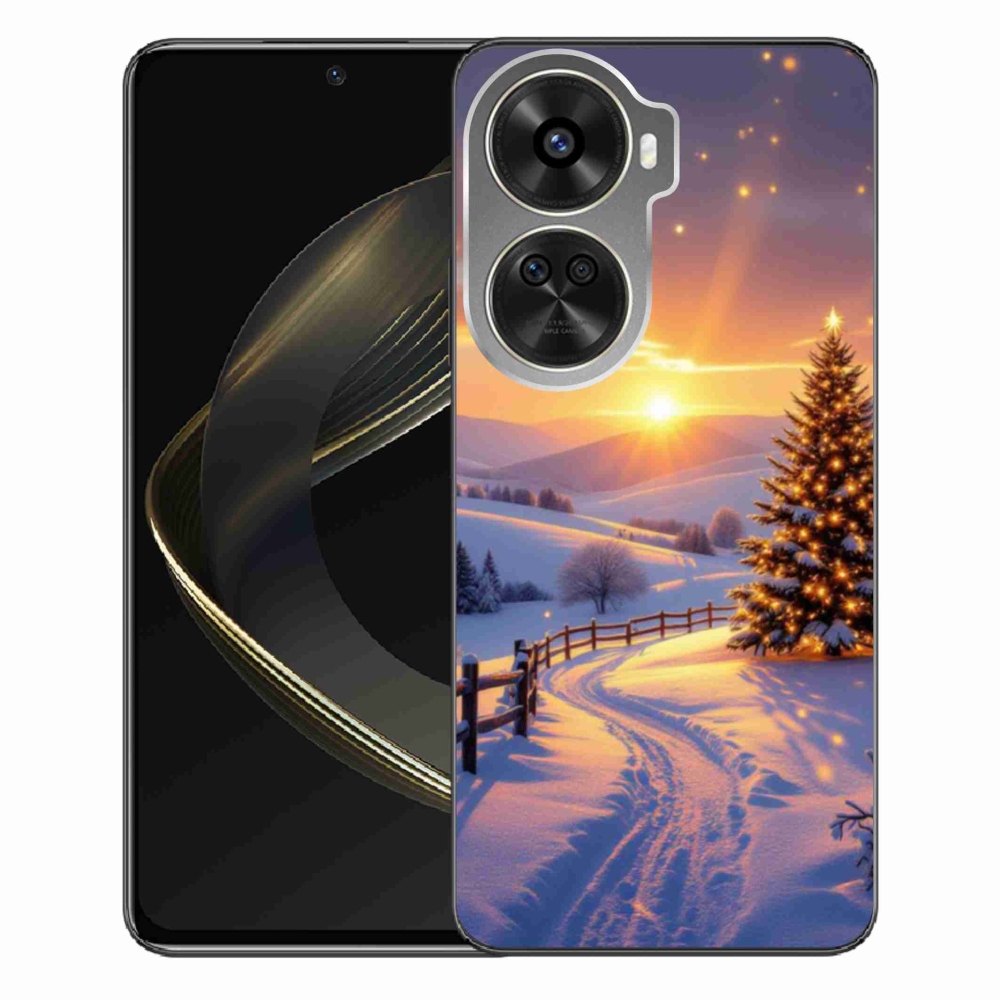 Gelový kryt mmCase na Huawei Nova 12 SE - zimní krajina