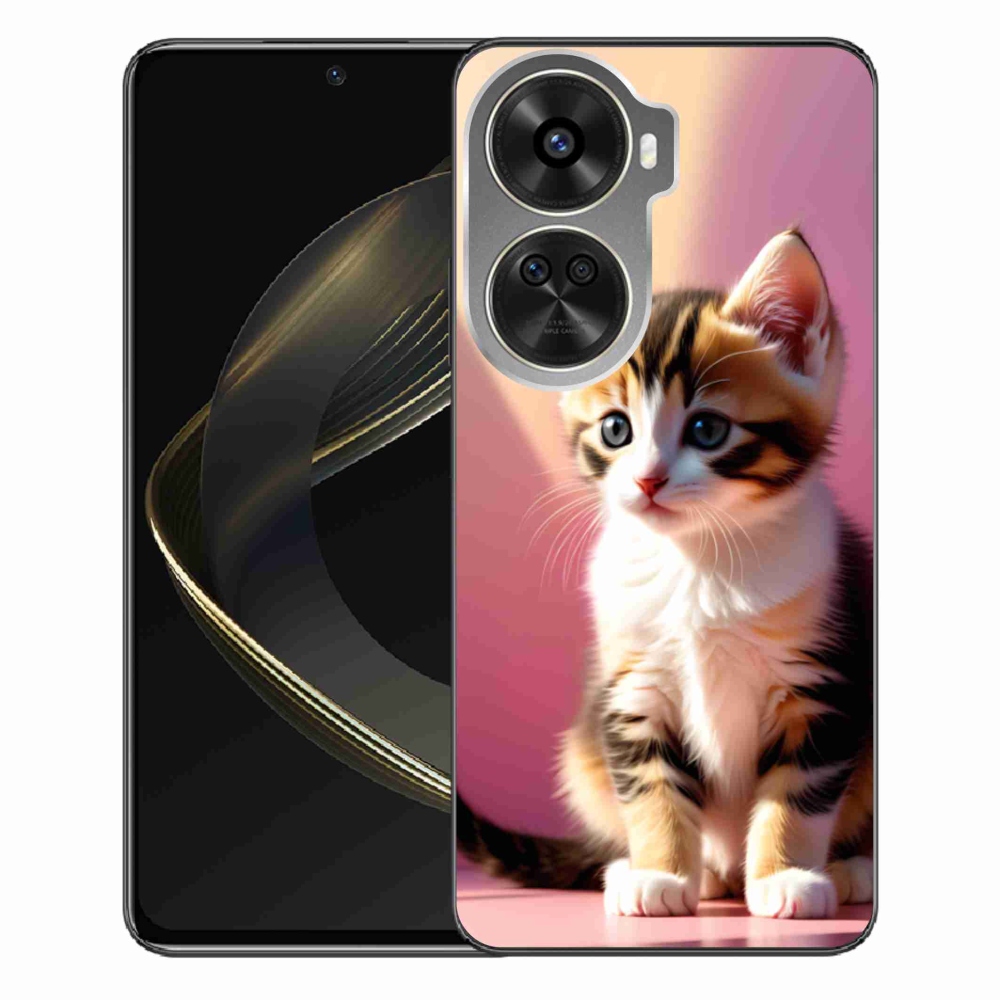 Gelový kryt mmCase na Huawei Nova 12 SE - zvědavé kotě 2