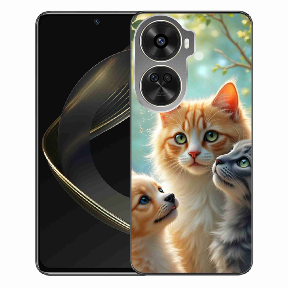 Gelový kryt mmCase na Huawei Nova 12 SE - zvířecí přátelství 2