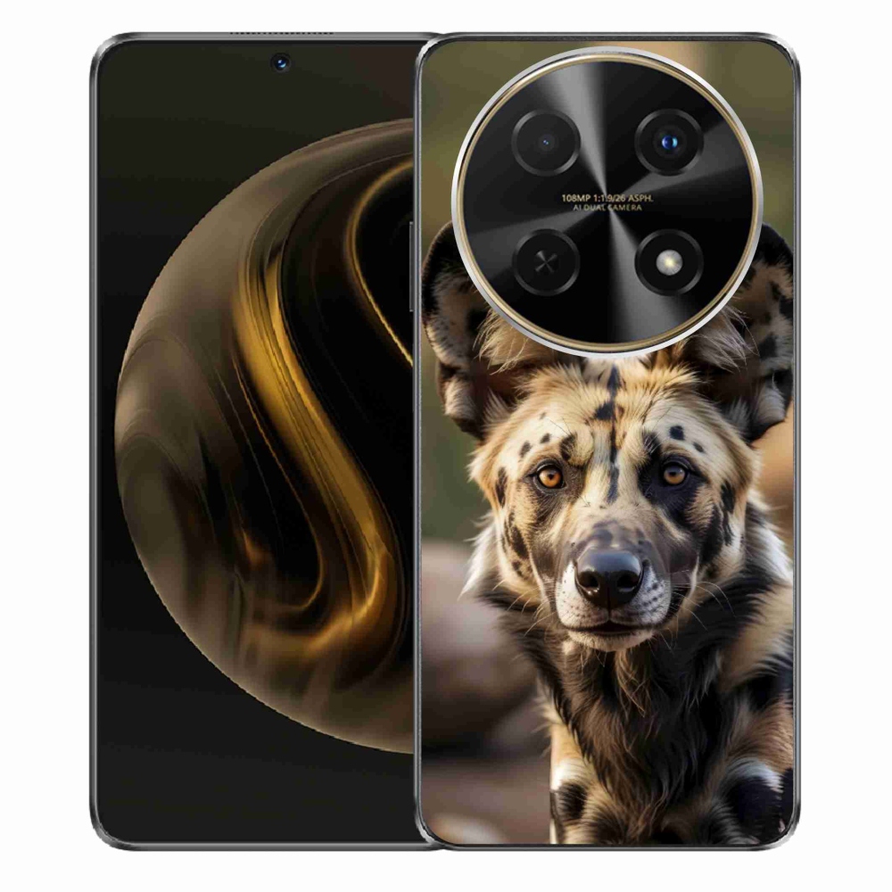 Gelový kryt mmCase na Huawei Nova 12i - africký divoký pes