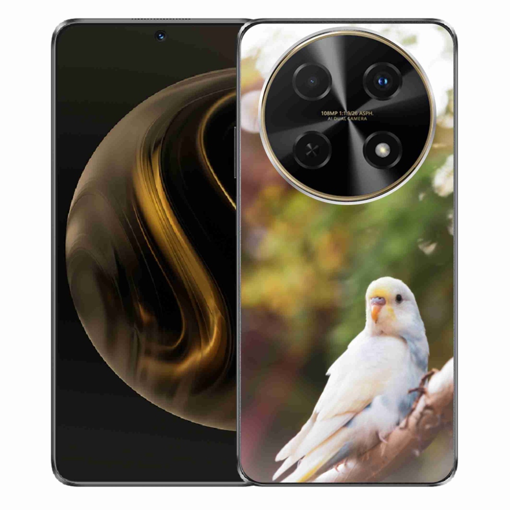 Gelový kryt mmCase na Huawei Nova 12i - andulka bílá