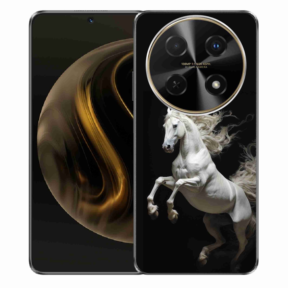 Gelový kryt mmCase na Huawei Nova 12i - bílý kůň 4