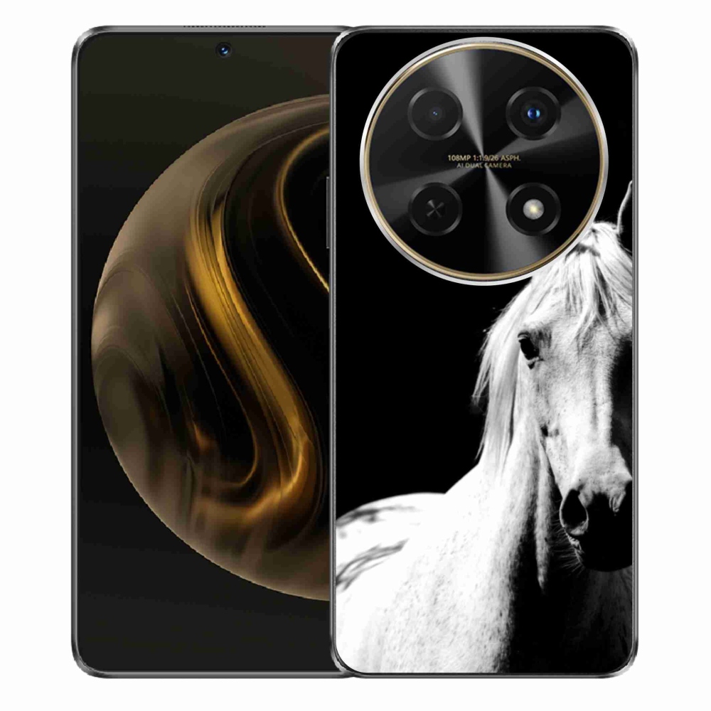 Gelový kryt mmCase na Huawei Nova 12i - bílý kůň 5