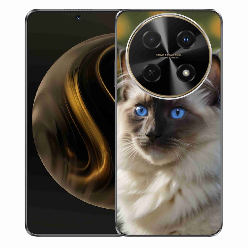 Gelový kryt mmCase na Huawei Nova 12i - bílý ragdoll