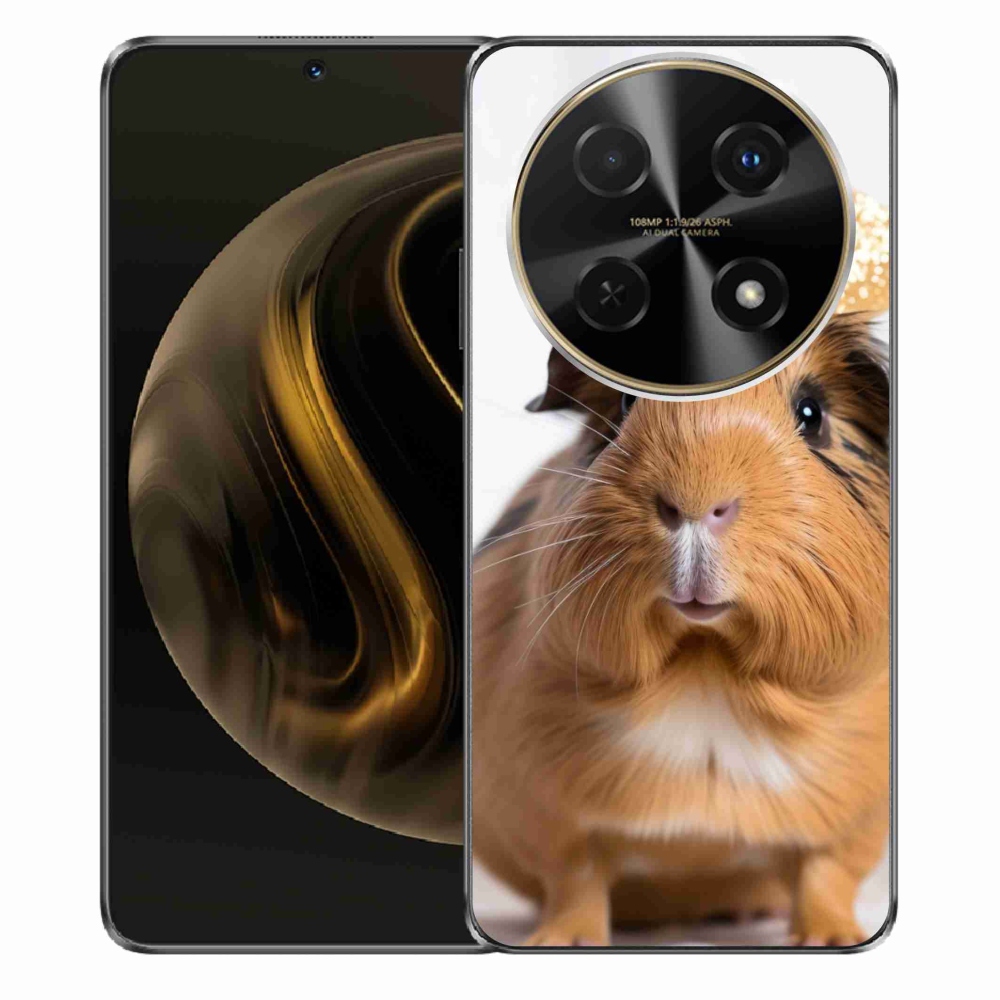 Gelový kryt mmCase na Huawei Nova 12i - hnědé morče