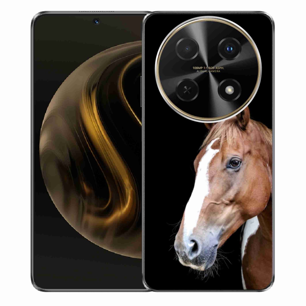 Gelový kryt mmCase na Huawei Nova 12i - hnědý kůň 3